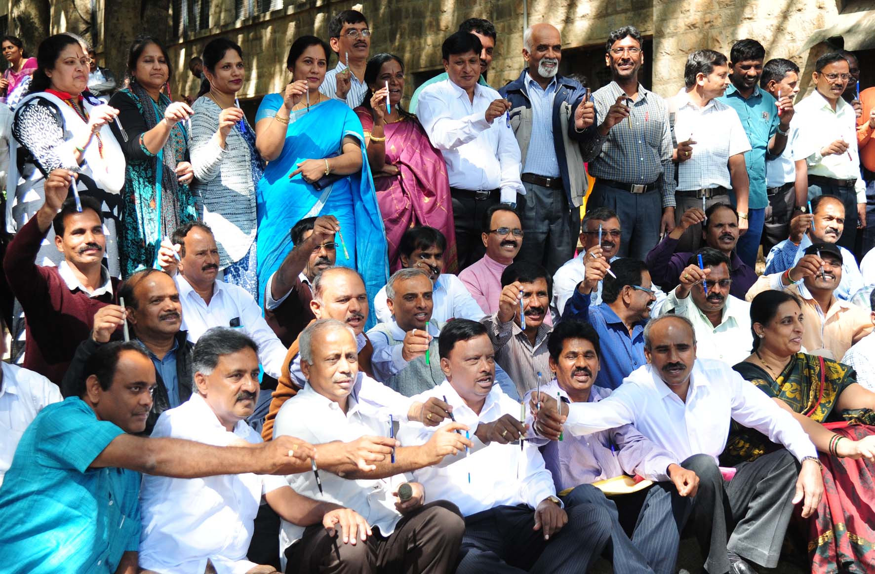 ಮೌಲ್ಯಮಾಪನ ಬಹಿಷ್ಕರಿಸಿ ಉಪನ್ಯಾಸಕರ ಪ್ರತಿಭಟನೆ